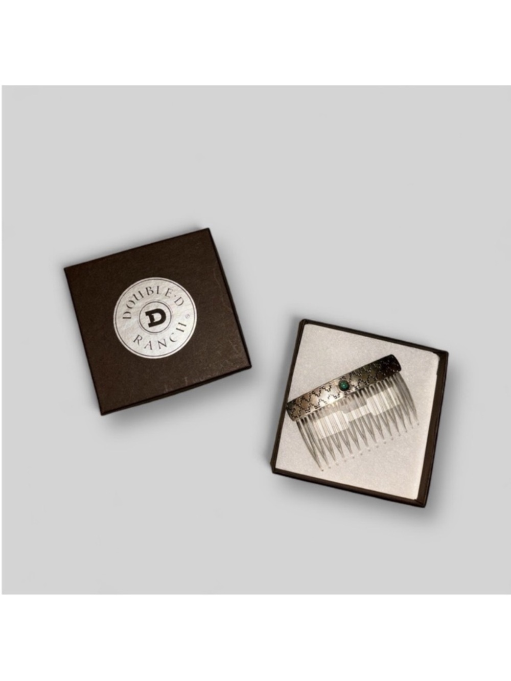 🤍 {PRICE FIRM} DDR Hair Comb, Sterling Silver & Turquoise - Picture 5 of 5